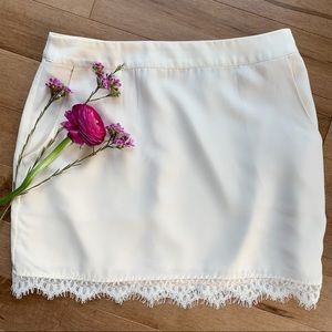 Cream Skirt